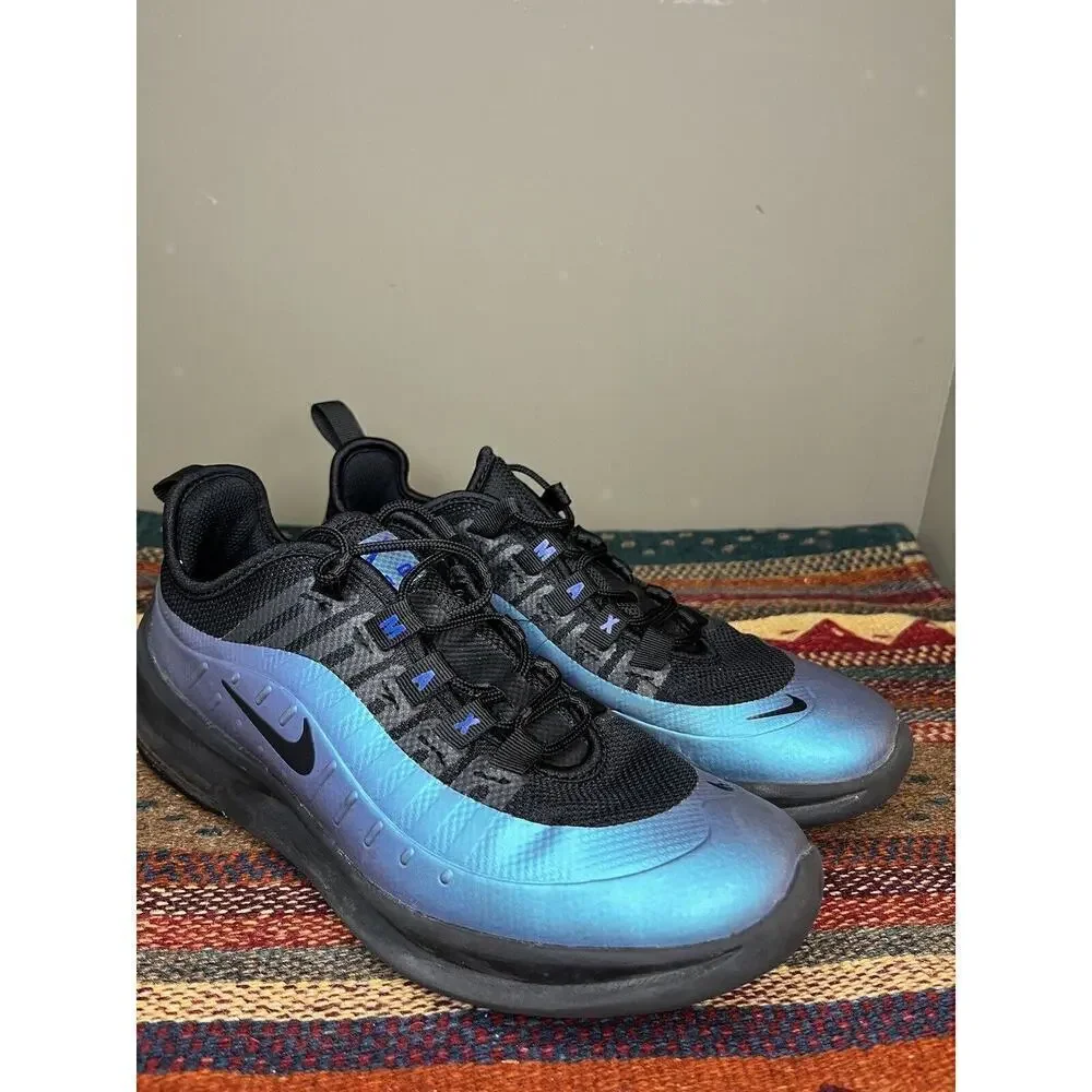 Nike Air Max Axis Premium Throwback Furture Metallic Blue Black Youth 5.5